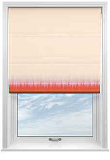 Petal & Block Monsoon Mist, Sunset - Twist&Fit Roman Blind